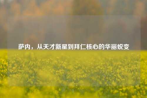 萨内，从天才新星到拜仁核心的华丽蜕变